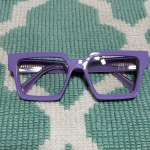 Purple Glasses - Not rx and no magnification